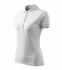 Women's white polo shirt