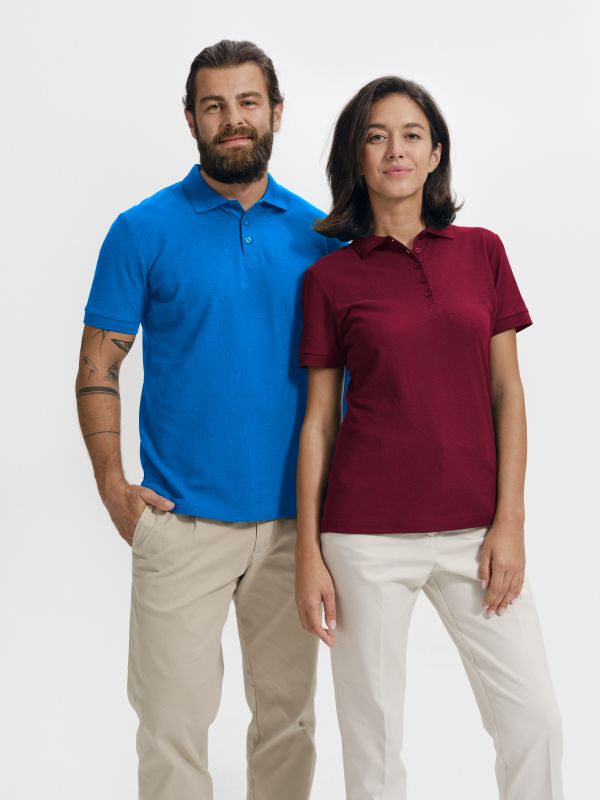 Футболка поло чоловіча синя Malfini Cotton 100 %  170 г/м²