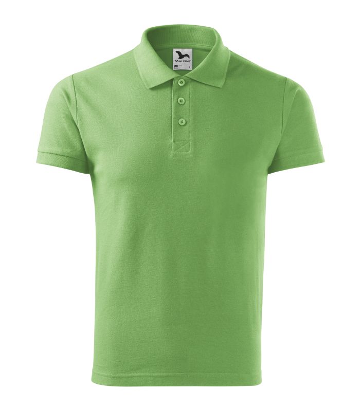 Футболка поло чоловіча салатова Malfini Cotton 100 %  170 г/м²
