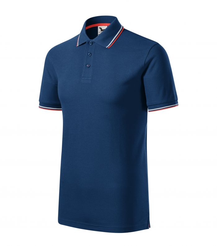 Футболка поло чоловіча синього кольору