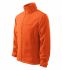 Orange fleece jacket