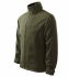 Military-colored fleece jacket