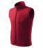 Dark red fleece vest 581