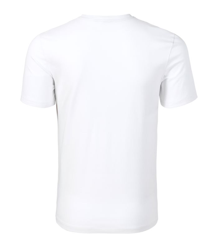 Футболка чоловіча білого кольору V-neck