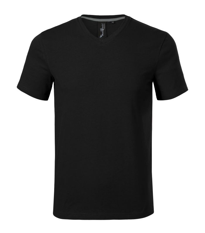 Футболка чоловіча чорного кольору V-neck