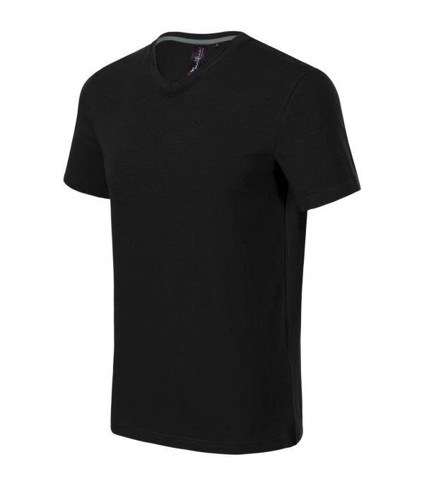 Футболка чоловіча чорного кольору V-neck