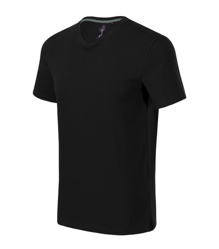 Футболка чоловіча чорного кольору V-neck