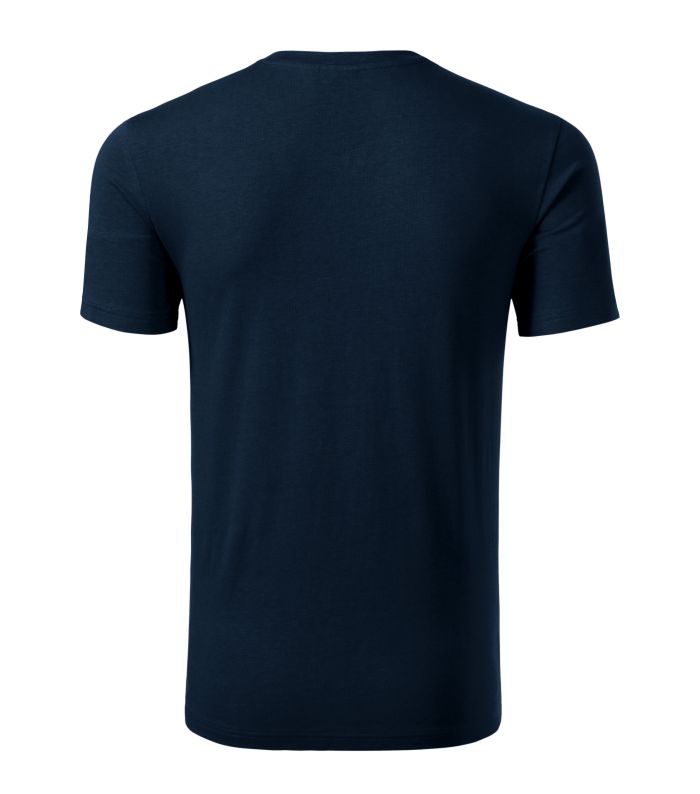 Футболка чоловіча синього кольору V-neck