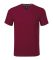 Футболка чоловіча бордового кольору V-neck