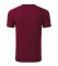 Футболка чоловіча бордового кольору V-neck