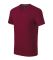 Футболка чоловіча бордового кольору V-neck