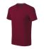 Футболка чоловіча бордового кольору V-neck