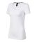 Футболка жіноча білого кольору V-neck