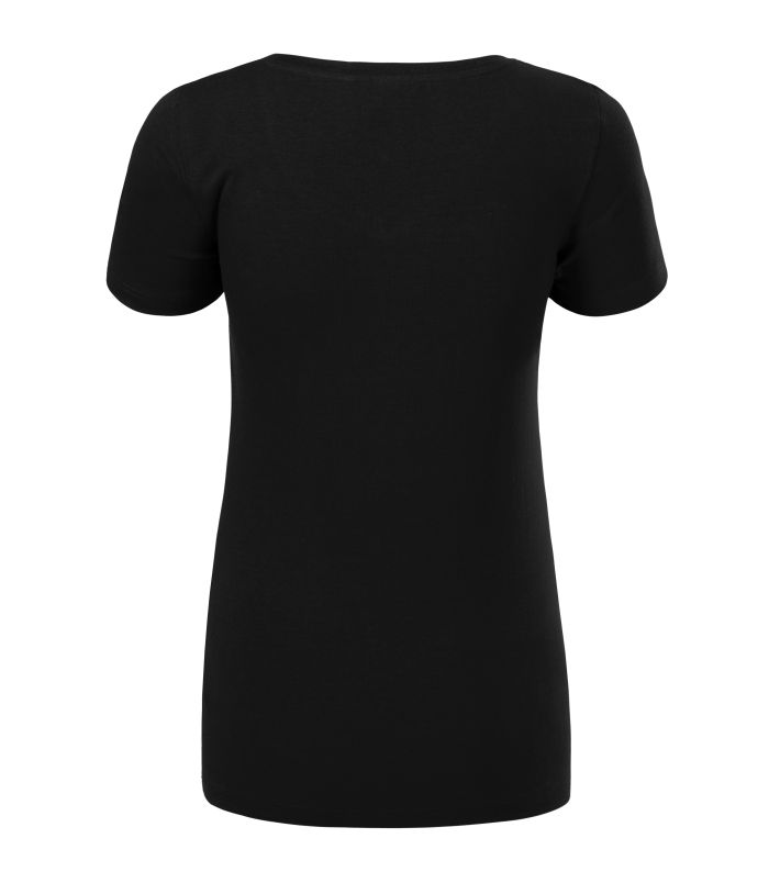 Футболка жіноча чорного кольору V-neck