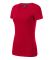 Футболка жіноча червоного кольору V-neck