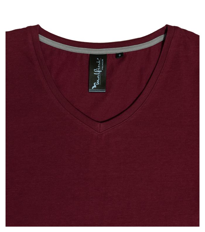 Футболка жіноча білого кольору V-neck